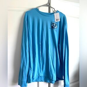 Long Sleeve Blue Tshirt